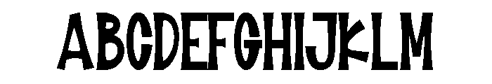 Camping Wednesday Font UPPERCASE