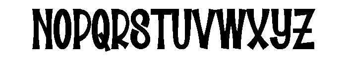 Camping Wednesday Font UPPERCASE