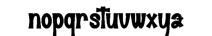 Camping Wednesday Font LOWERCASE