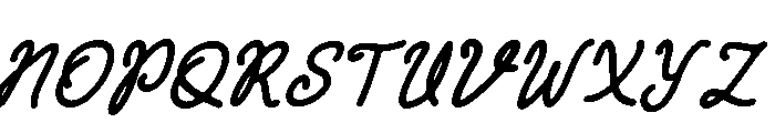 Campino Holiday Script Font UPPERCASE