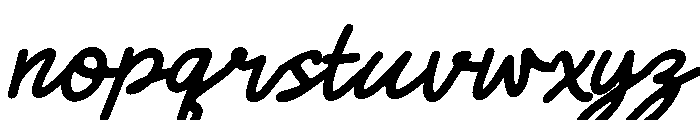 Campino Holiday Script Font LOWERCASE