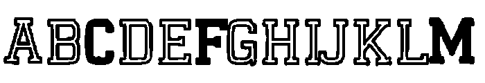 Campson Regular Font UPPERCASE