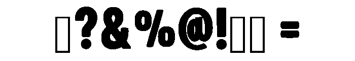 Campus Bold Regular Font OTHER CHARS