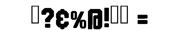 Campus Boston Regular Font OTHER CHARS