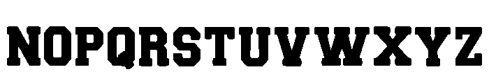 Campus Boston Regular Font UPPERCASE