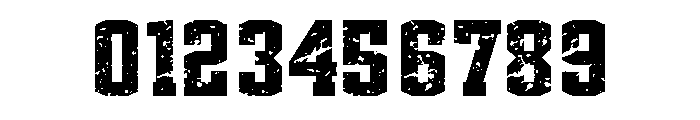 Campus Grunge Regular Font OTHER CHARS