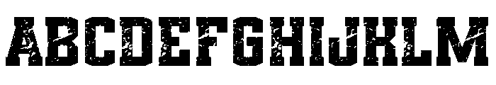 Campus Grunge Regular Font UPPERCASE