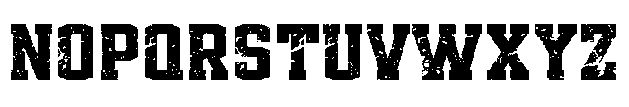Campus Grunge Regular Font UPPERCASE