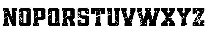 Campus Grunge Regular Font LOWERCASE