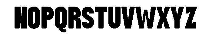 Campus Regular Font LOWERCASE