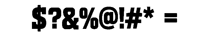 Campus Slab Font OTHER CHARS