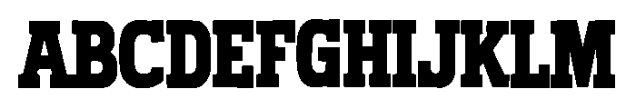 Campus Slab Font UPPERCASE