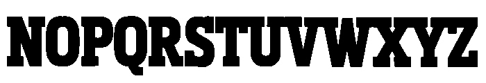 Campus Slab Font UPPERCASE