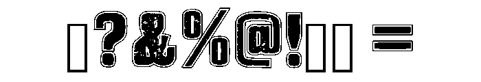 Campus Stamp Regular Font OTHER CHARS