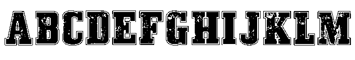 Campus Stamp Regular Font UPPERCASE