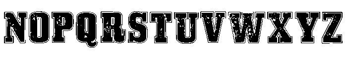 Campus Stamp Regular Font LOWERCASE