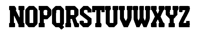 Campus Font UPPERCASE