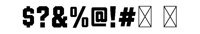 CampusRally Font OTHER CHARS