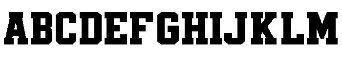 CampusRally Font UPPERCASE