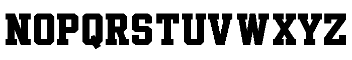 CampusRally Font LOWERCASE