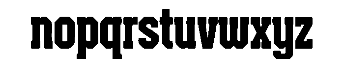 Campus Font LOWERCASE