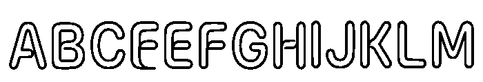 Campy Regular Font UPPERCASE