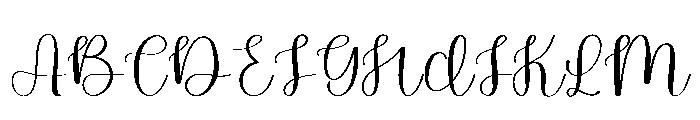 Camsite Font UPPERCASE
