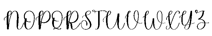 Camsite Font UPPERCASE