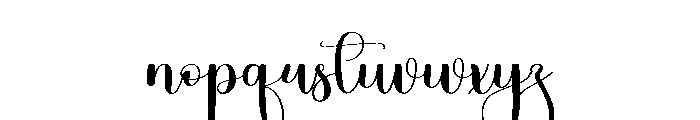Camsite Font LOWERCASE