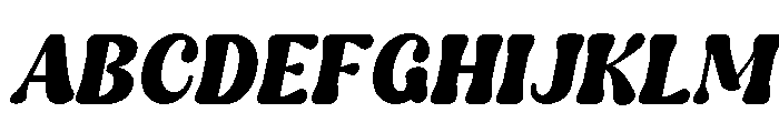 Camstey-Italic Font UPPERCASE