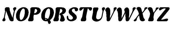 Camstey-Italic Font UPPERCASE