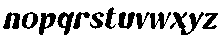 Camstey-Italic Font LOWERCASE