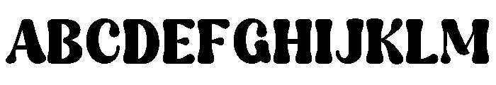Camstey-Regular Font UPPERCASE