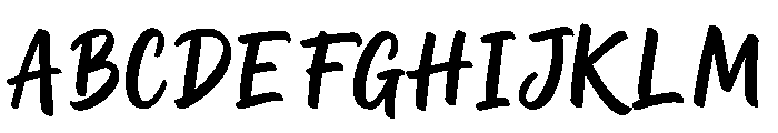 Canal Village Font UPPERCASE