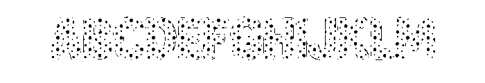 Cancer Circle Font Font UPPERCASE