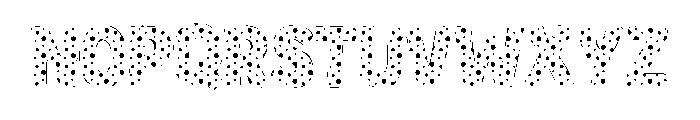Cancer Circle Font Font UPPERCASE