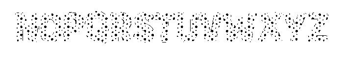 Cancer Circle Font Font LOWERCASE
