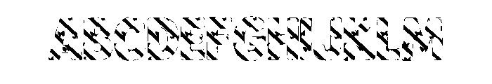 Cancer Line Font Font UPPERCASE