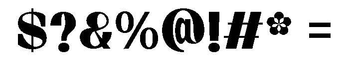 Candeur Regular Font OTHER CHARS