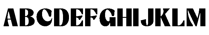 Candeur Regular Font UPPERCASE