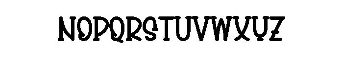 Candies Creative Font UPPERCASE