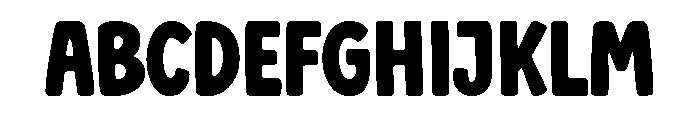 Candies Honeymoon Regular Font UPPERCASE