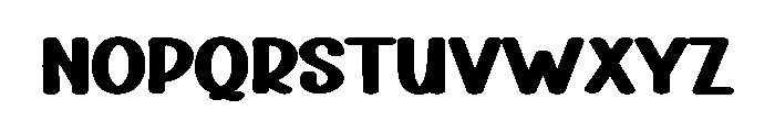 Candle Halloween Font LOWERCASE