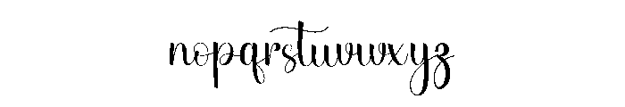 Candleday Font LOWERCASE