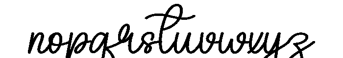 Candlestick Font LOWERCASE