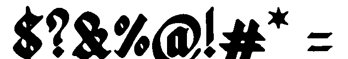 Candlix Heavy Font OTHER CHARS