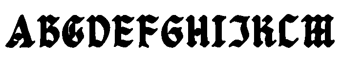 Candlix Heavy Font UPPERCASE