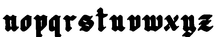 Candlix Heavy Font LOWERCASE