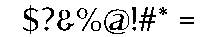 Candramaya Font OTHER CHARS
