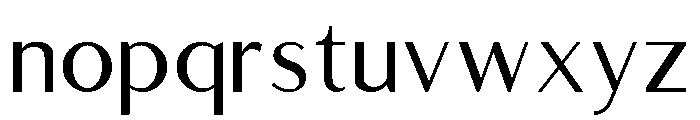 Candramaya Font LOWERCASE